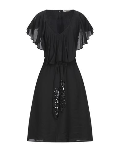 Seventy Sergio Tegon 10 Collection Midi Dresses In Black