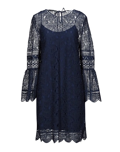 ALBERTA FERRETTI Short dress Midnight blue 100% Polyester
