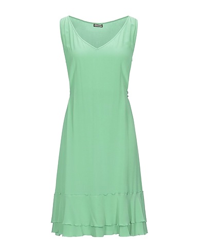 MALÌPARMI Short dress Green 100% Silk