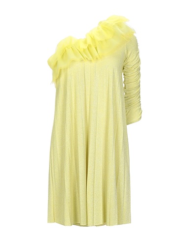SOALLURE One-shoulder dress Yellow 100% Polyamide, Viscose, Lurex®, Elastane