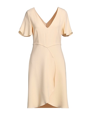 STELLA McCARTNEY Short dress Ivory 64% Viscose, 32% Acetate, 4% Elastane