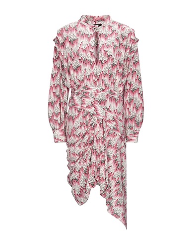 ISABEL MARANT Midi dress Pink 91% Silk, 9% Elastane