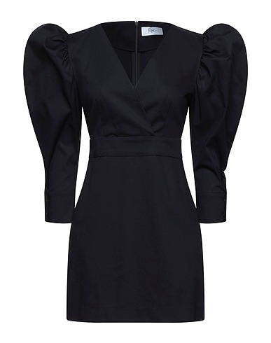 SOALLURE Sheath dress Black 97% Cotton, 3% Elastane