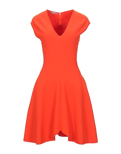 STELLA McCARTNEY Vestito corto Arancione 83% Viscosa, 17% Poliestere