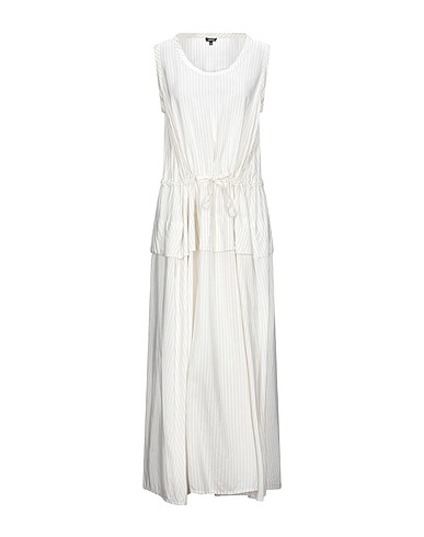 ASPESI Long dress Ivory 63% Cupro, 31% Silk, 6% Cotton