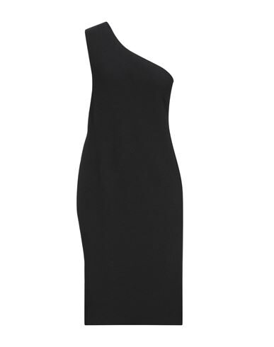 Shop Bottega Veneta Woman Midi Dress Black Size 8 Viscose, Polyamide