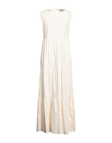 WOOLRICH Long dress Beige 100% Cotton