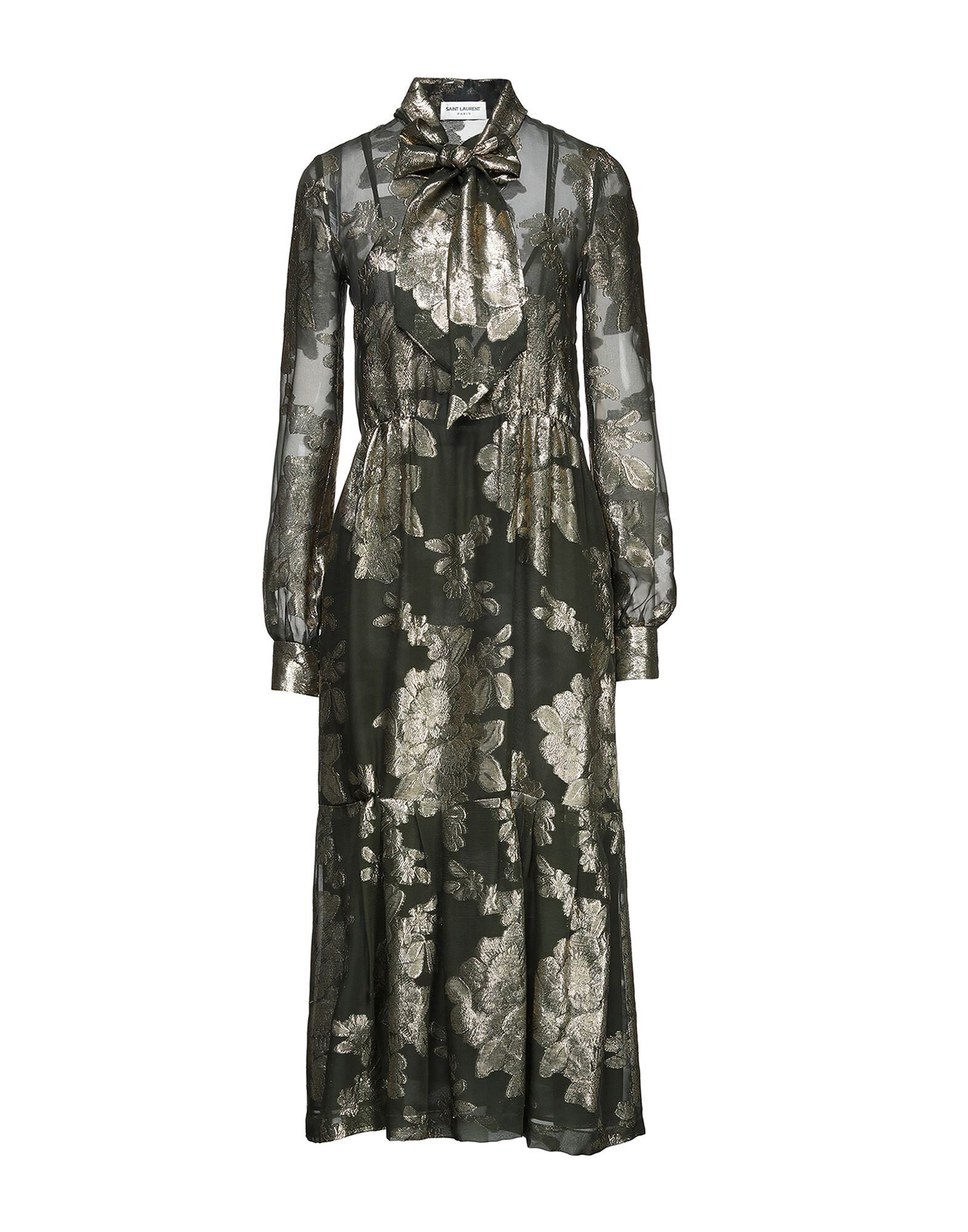 SAINT LAURENT - Платье миди