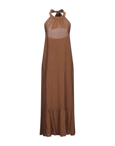 Pepita Midi Dresses In Brown