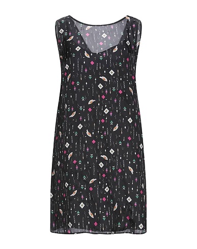 MANILA GRACE Short dress Black 100% Viscose