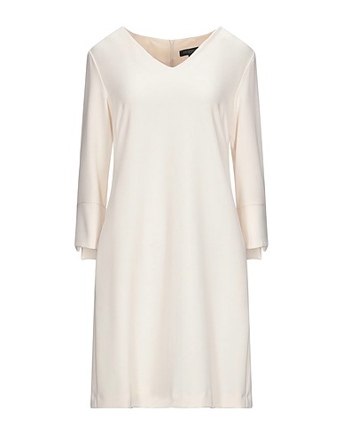 ANTONELLI Short dress Ivory 94% Polyester, 6% Elastane