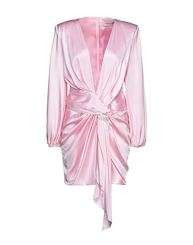 ALEXANDRE VAUTHIER Short dress Pink 94% Silk, 6% Elastane, Viscose