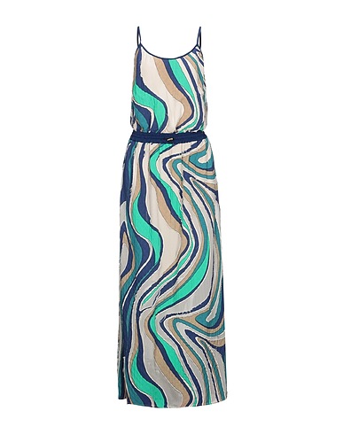 EMMA & GAIA Long dress Midnight blue 55% Polyester, 45% Viscose
