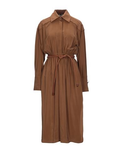 Fendi Midi Dresses In Brown