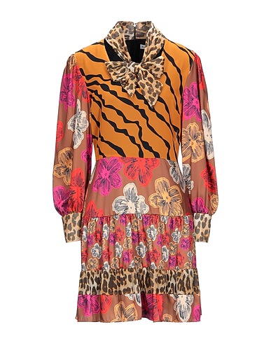 SILVIAN HEACH Short dress Brown 60% Polyester, 40% Viscose