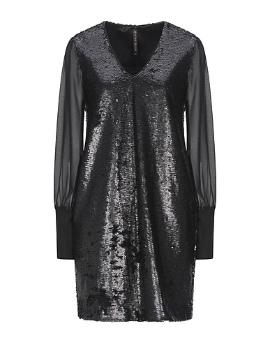 MANILA GRACE Sequin dress Black 100% Polyester