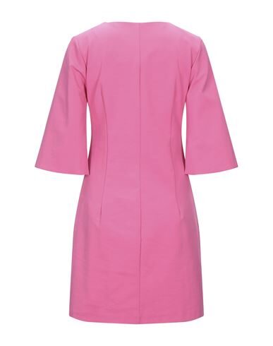 Shop Twenty Easy By Kaos Woman Mini Dress Fuchsia Size 6 Cotton, Polyamide, Elastane In Pink