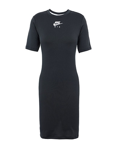 NIKE Kurzes Kleid NSW AIR DRESS RIB Schwarz 53% Nylon, 45% Polyester, 2% Elastan