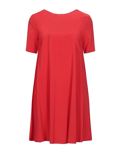 JUCCA Vestito corto Rosso 95% Viscosa, 5% Elastan