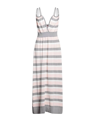 SUN 68 Robe longue Gris 100% Coton