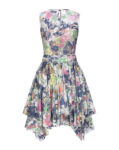 MOSCHINO Short dress White 86% Acetate, 9% Silk, 5% Polyamide