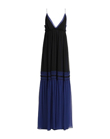 ALBERTA FERRETTI Vestito da cerimonia Nero 100% Seta, Acetato, Elastan, Viscosa, Poliestere