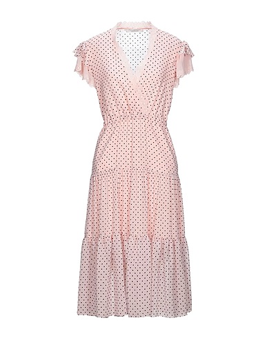 PHILOSOPHY di LORENZO SERAFINI Midi dress Salmon pink 100% Polyester