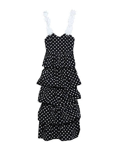 ODI ET AMO Long dress Black 98% Cotton, 2% Elastane