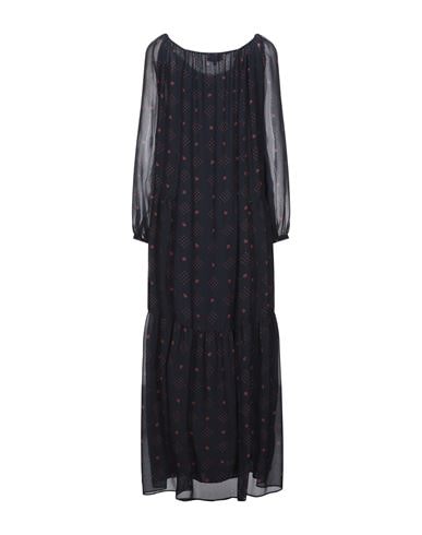 Shop Paul & Joe Woman Maxi Dress Midnight Blue Size 10 Polyester