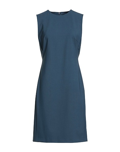 THEORY Sheath dress Navy 96% Wool, 4% Elastane