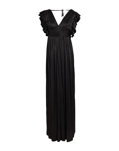 MARC ELLIS Vestito lungo Nero 100% Poliestere