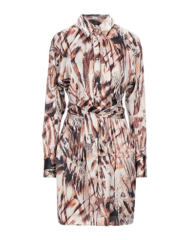 MARCIANO by GUESS Shirt dress Beige 100% Polyester