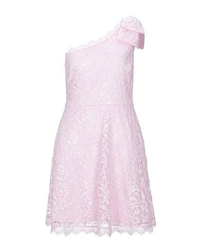 GUESS One-shoulder dress Light pink 90% Nylon, 10% Elastane