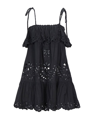 REDValentino Camisole Black 100% Cotton, Polyester