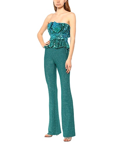ANIYE BY Jumpsuits and Dungarees Green 75% Viscose, 11% Polyamide, 9% Polyester, 5% Elastane