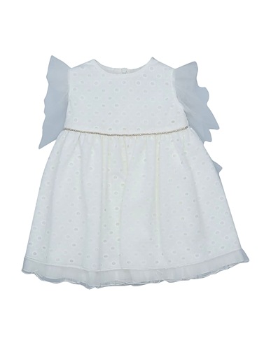 ALETTA Vestido para bebé  White 100% Cotton, Polyamide