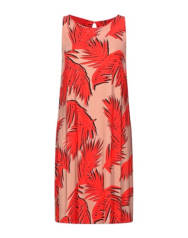 1-ONE Minivestido Rojo 96% Viscosa, 4% Elastán