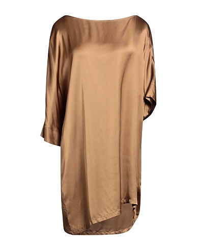 ROSSOPURO Short dress Khaki 100% Viscose
