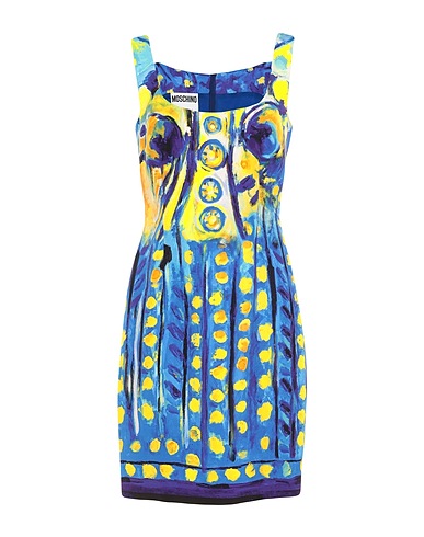 MOSCHINO Sheath dress Blue 100% Viscose