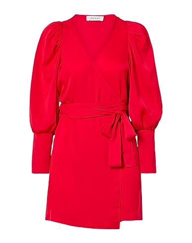 RHODE Short dress Red 100% Polyester