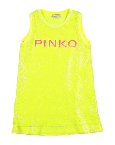 PINKO UP Vestito Verde acido 80% Poliestere, 20% Polietilene