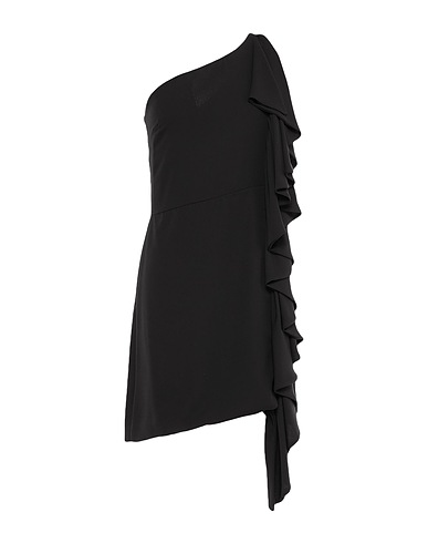 MARC ELLIS One-shoulder dress Black 100% Polyester