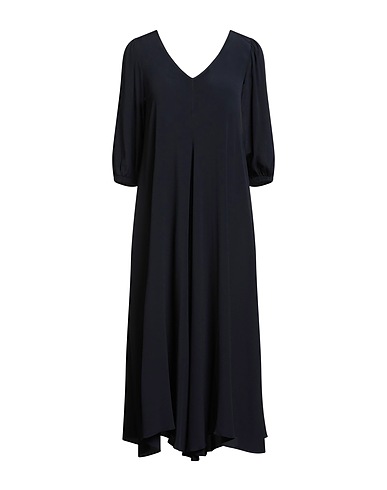 JUCCA Langes Kleid Marineblau 69% Acetat, 31% Seide