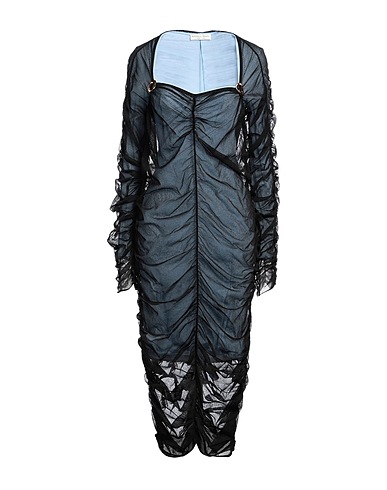 BOTTEGA VENETA Vestido de tubo Negro 63% Viscosa, 36% Poliamida, 1% Poliuretano
