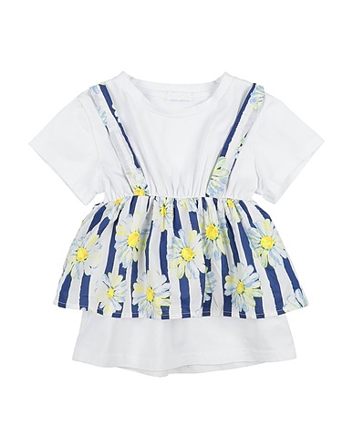 FUN & FUN T-shirt White 95% Cotton, 5% Elastane