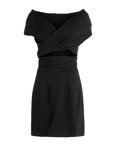 DOLCE&GABBANA Short dress Black 97% Viscose, 3% Elastane