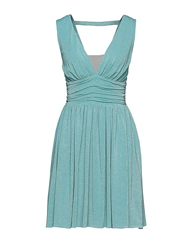 LIU •JO Kurzes Kleid Taubenblau 66% Viskose, 15% Polyamid, 15% Polyester, 4% Elastan