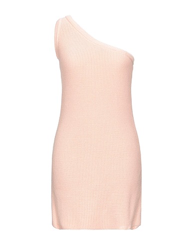 BEN TAVERNITI™ UNRAVEL PROJECT One-shoulder dress Blush 85% Cotton, 15% Cashmere