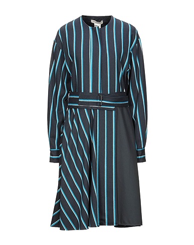 SPORTMAX ひざ丈ワンピース ミッドナイトブルー バージンウール 100% / ポリエステル