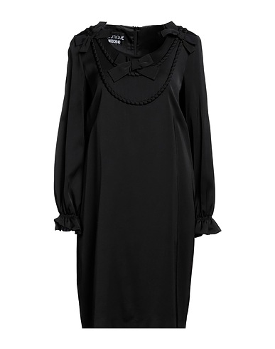 BOUTIQUE MOSCHINO Vestito corto Nero 97% Viscosa, 3% Altre Fibre